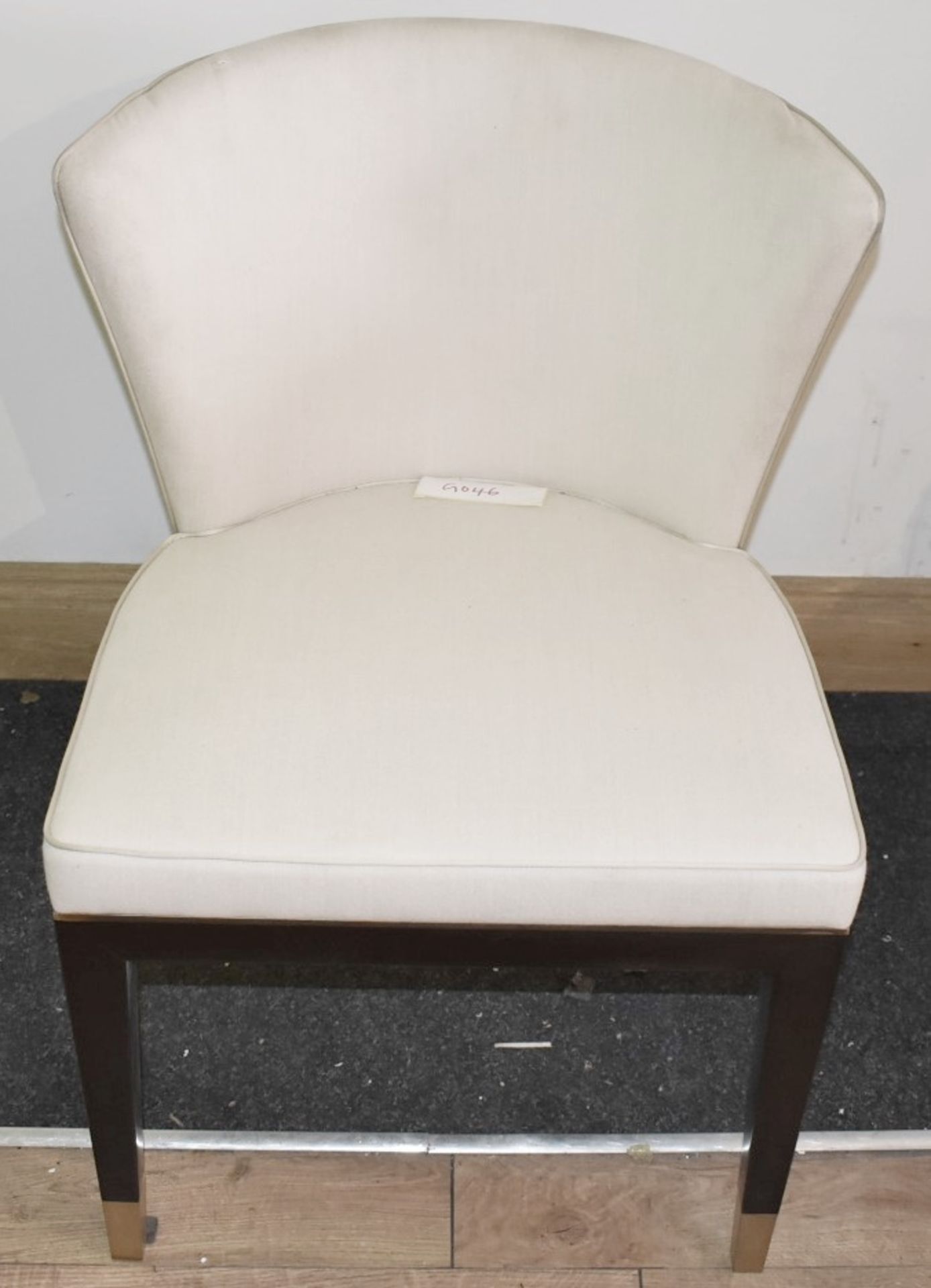 1 x Stylish Chair With Champagne Piping And Bass Tips - Preowned In Good Order, Taken From a - Image 2 of 2