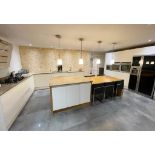 1 x Stunning PARAPAN Handleless Fitted Kitchen with Neff Appliances, Granite Worktops & Island