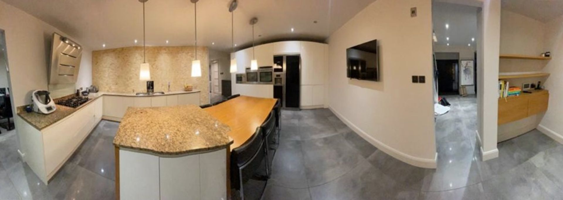 1 x Stunning PARAPAN Handleless Fitted Kitchen with Neff Appliances, Granite Worktops & Island - Image 104 of 126