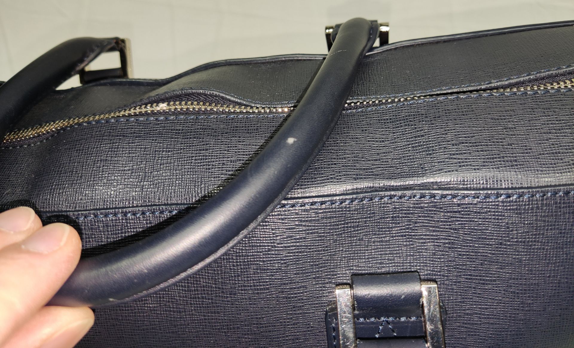 1 x ASPINAL OF LONDON Mount Street Small Laptop Bag In Black Saffiano - Original RRP £650 - Ref: - Image 11 of 21