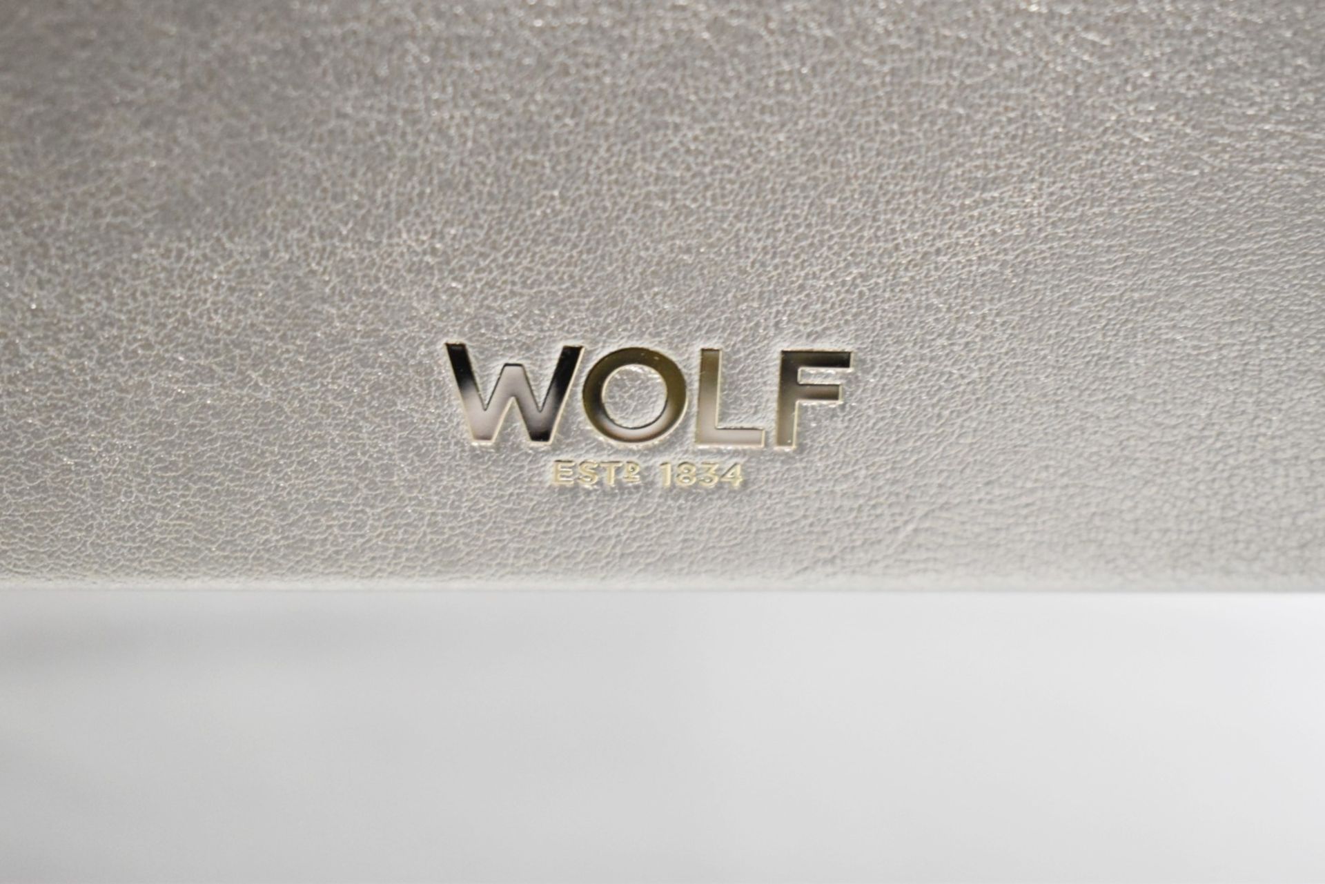 1 x WOLF 'Palermo' Large Luxury Leather Jewellery Box, With A Pewter Finish - Original Price £475.00 - Image 10 of 18