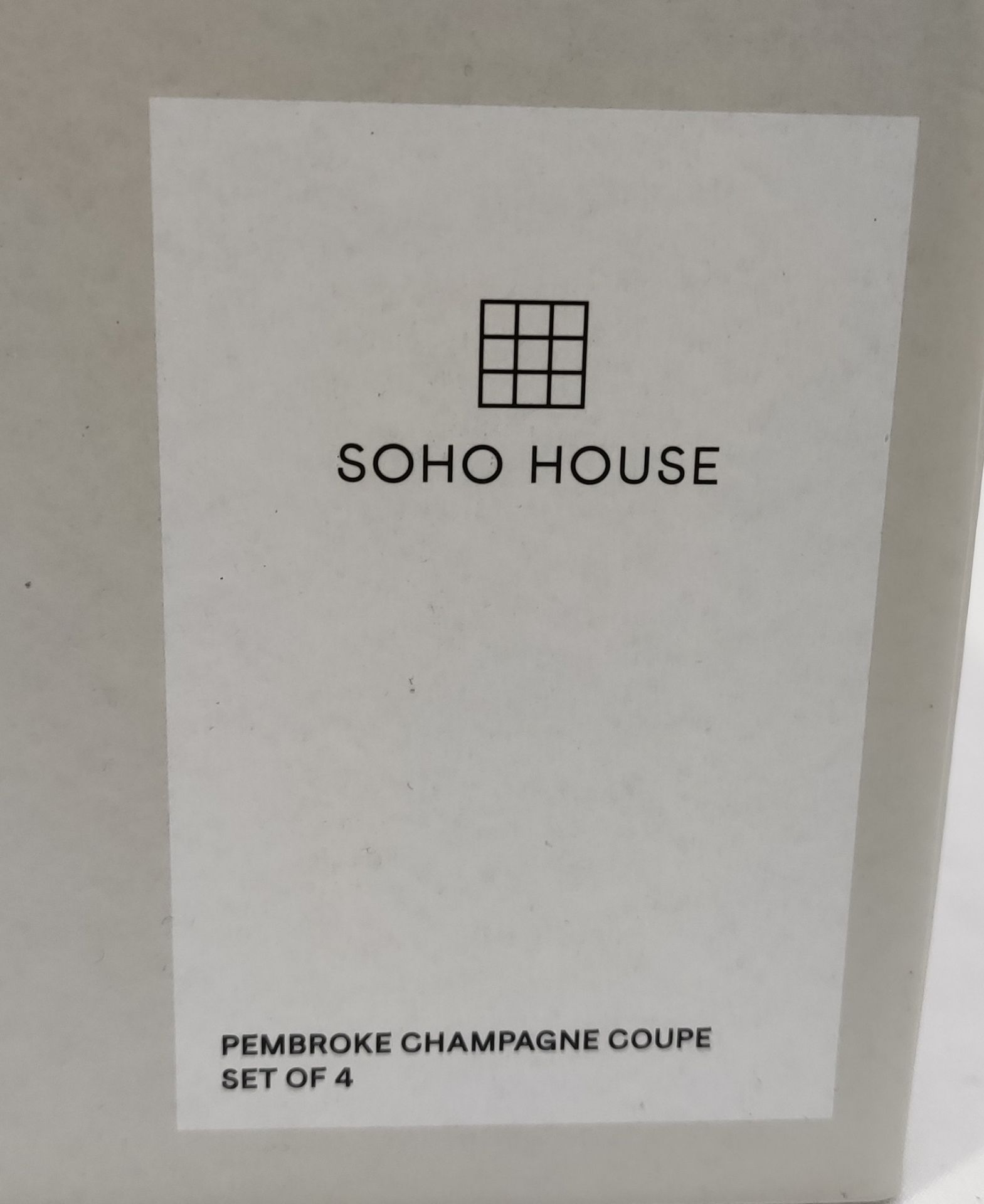 1 x SOHO HOME Pembroke Champagne Coupe - 3 Glasses - Boxed - Original RRP £72 - Ref: 6741245/ - Image 9 of 17