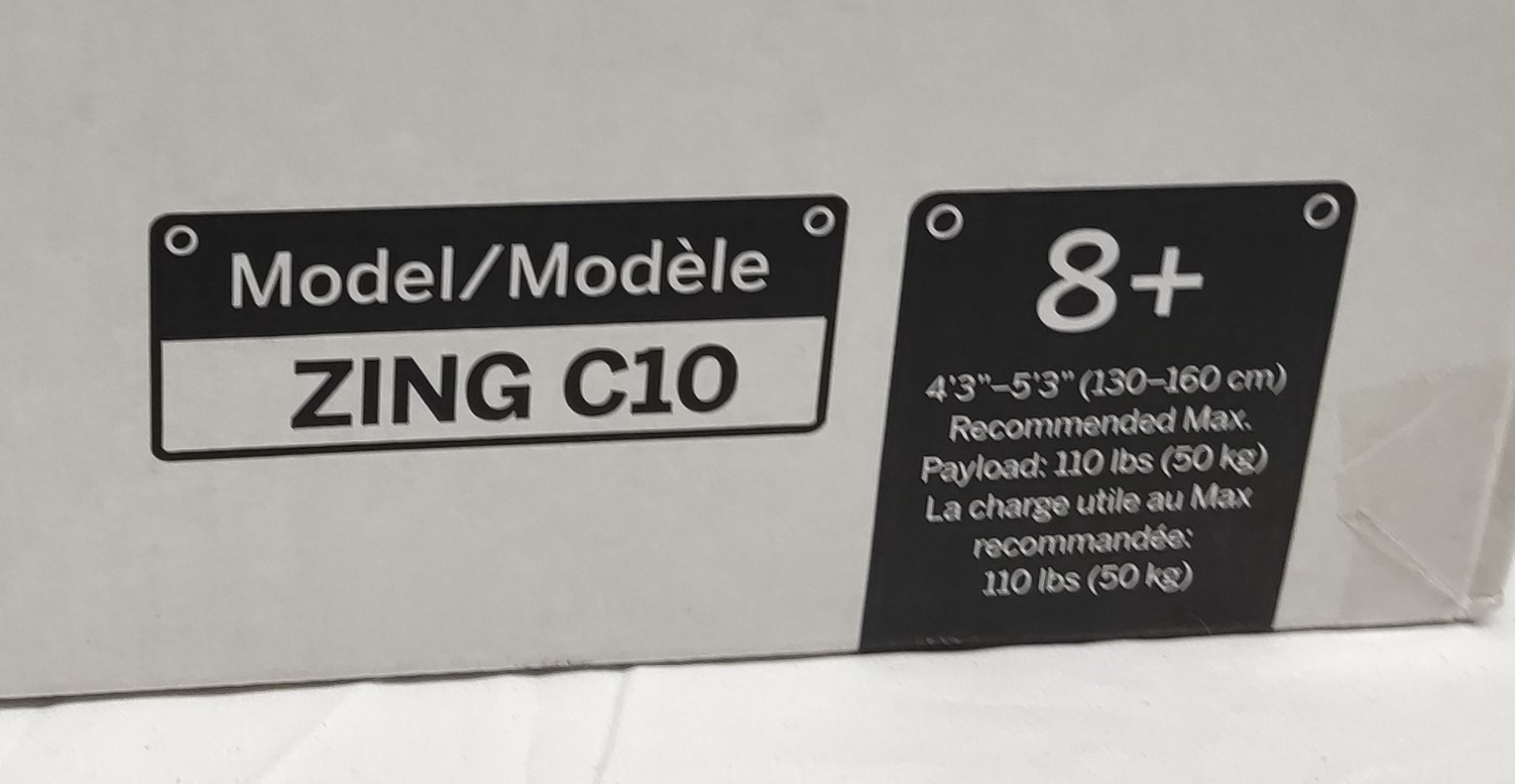 1 x SEGWAY Ninebot Zing C10 Grey Ekickscooter - New/Boxed - Original RRP £189 - Ref: 7052453/ - Image 14 of 17