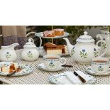 1 x HALCYON DAYS X NINA-CAMPBELL 'Marguerite' Fine Bone China Tea Set - Original Price £515.00