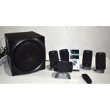 1 x Logitech Z-5500 Digital 5.1 THX Speaker System with Remote, Subwoofer, Speakers & Control Unit