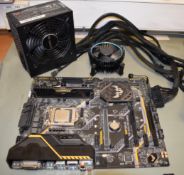 1 x Test Bench PC System Featuring an Asus TUF Z370 Gaming Intel Motherboard, Intel i3-9100