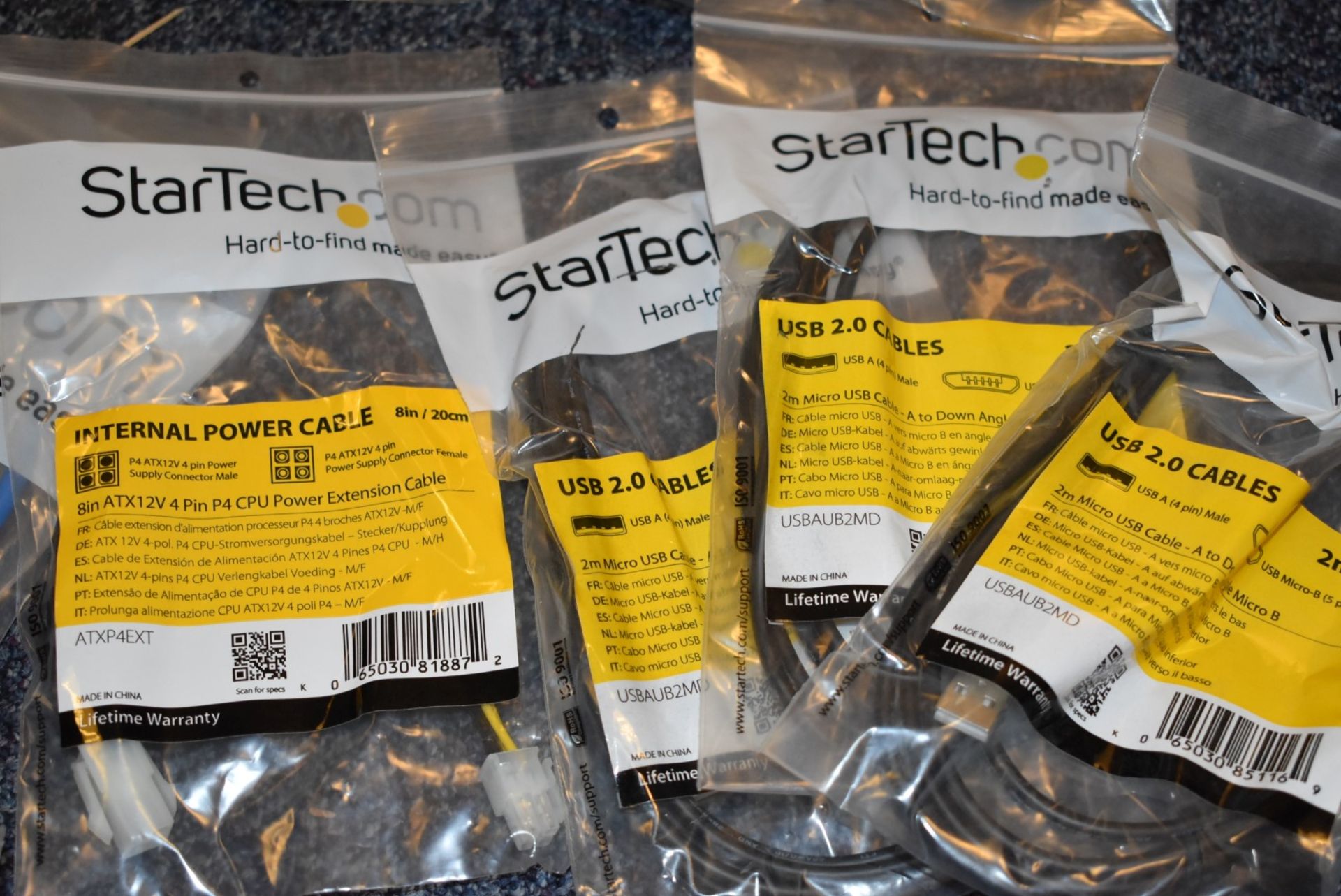 177 x Assorted StarTech Cables - Huge Lot in Original Packing - Various Cables Included - Image 18 of 50