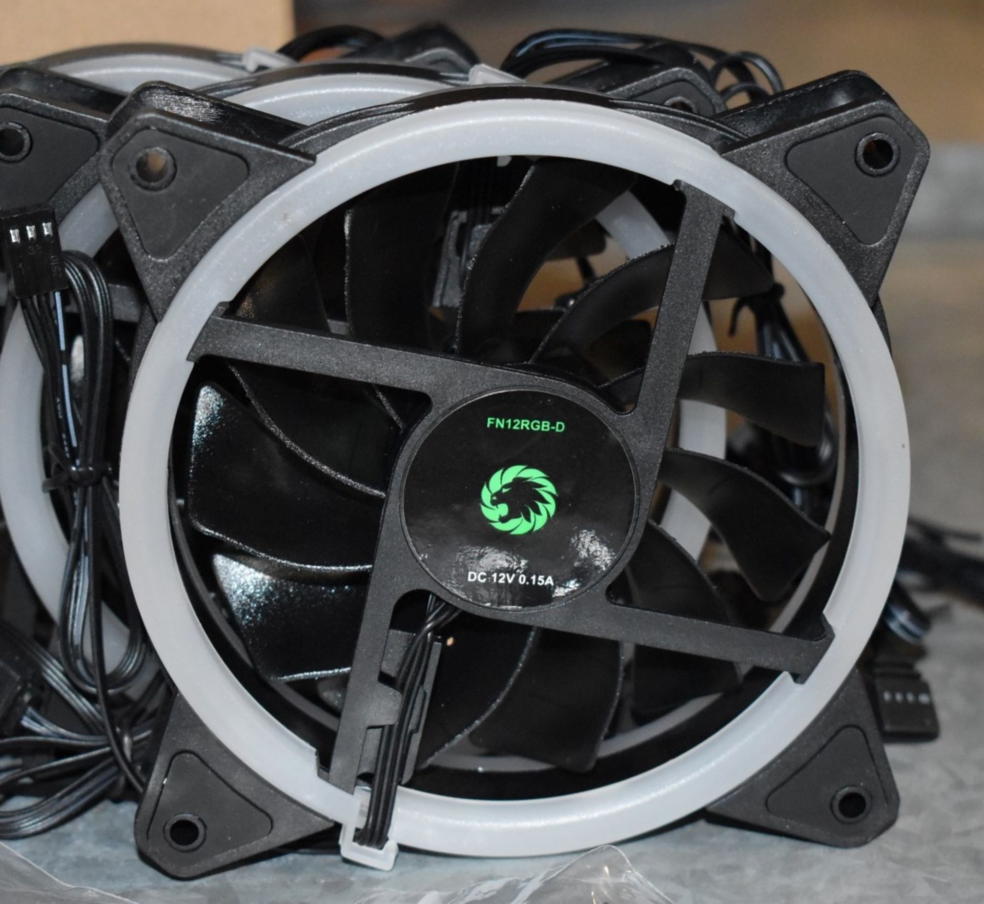 1 x GameMax LED Fan Pack For PC Gaming Cases - Includes 3 x 120mm LED Case Fans, Mounting Screws - Image 3 of 8