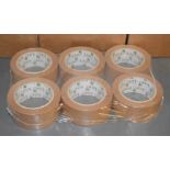 36 x Kite Low Noise Tear by Hand 66m Brown Packing Tape - New Boxed Stock - RRP £55