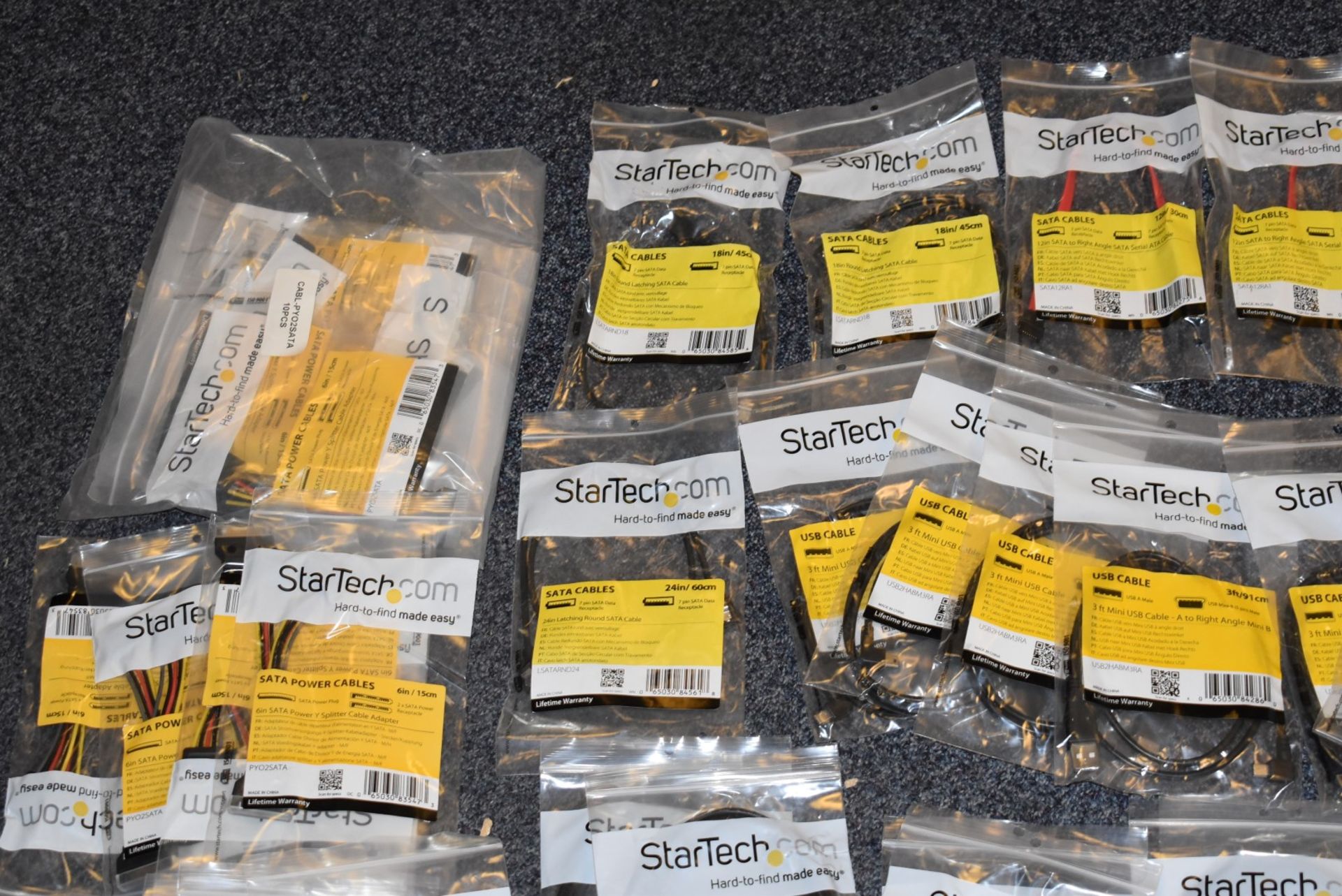 177 x Assorted StarTech Cables - Huge Lot in Original Packing - Various Cables Included - Image 38 of 50