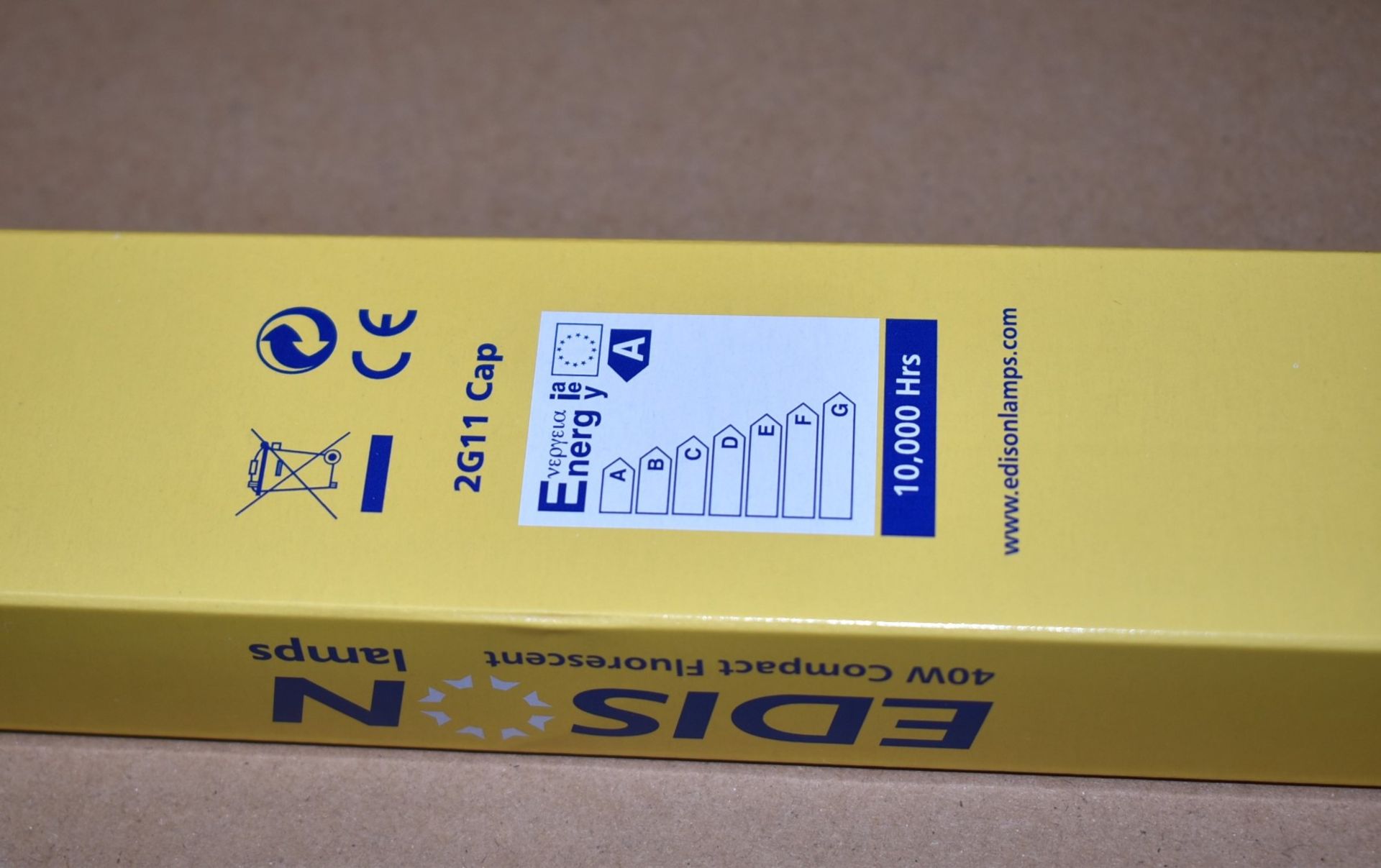 10 x Edison 40W 2G11 4 Pin Long Compact 3000K Fluorescent Lamps - New Boxed Stock - RRP £70 - Image 5 of 7