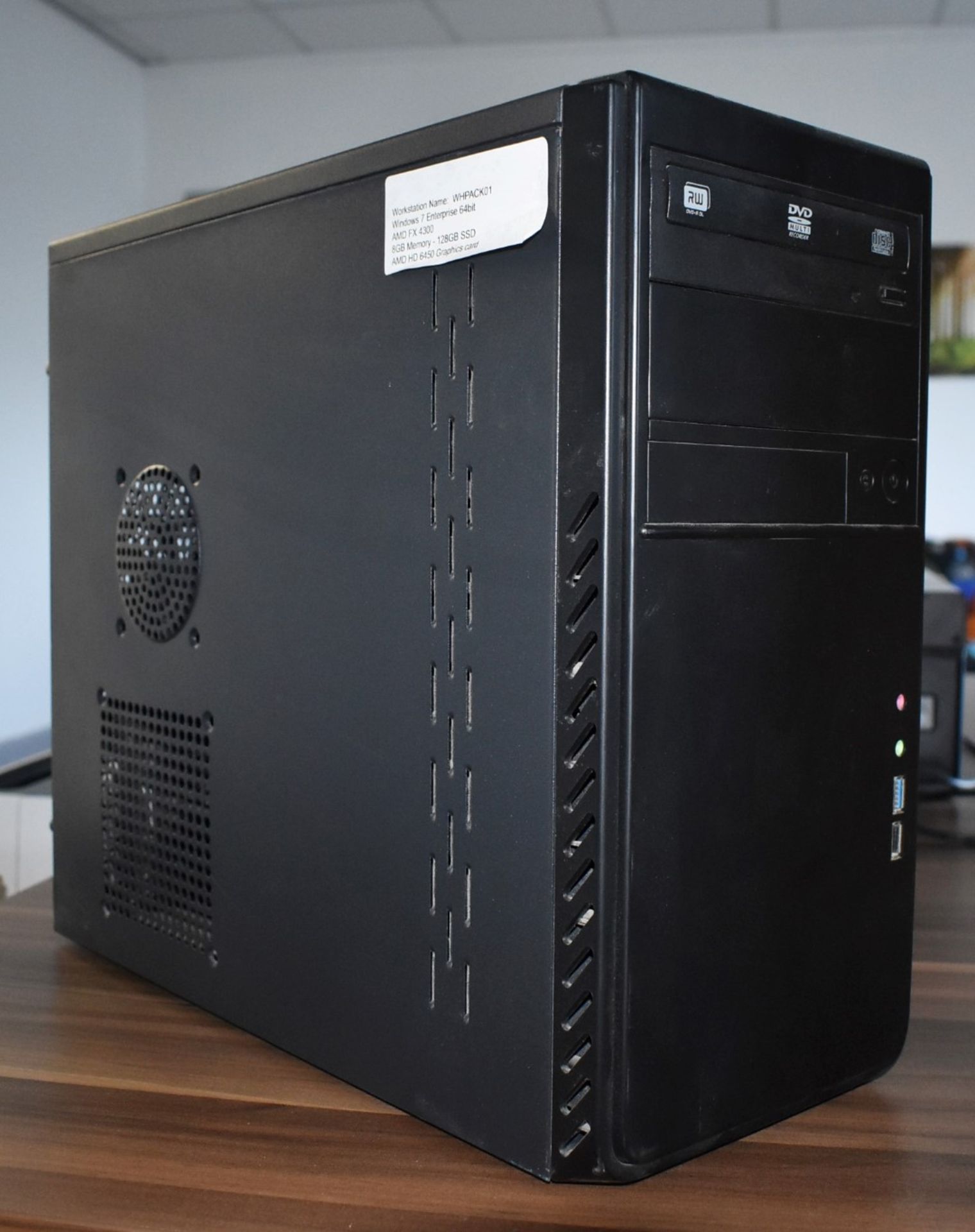 1 x Desktop Computer Featuring an AMD FX4300 Processor, 8GB Ram, 128GB SSD, Liquid Coole