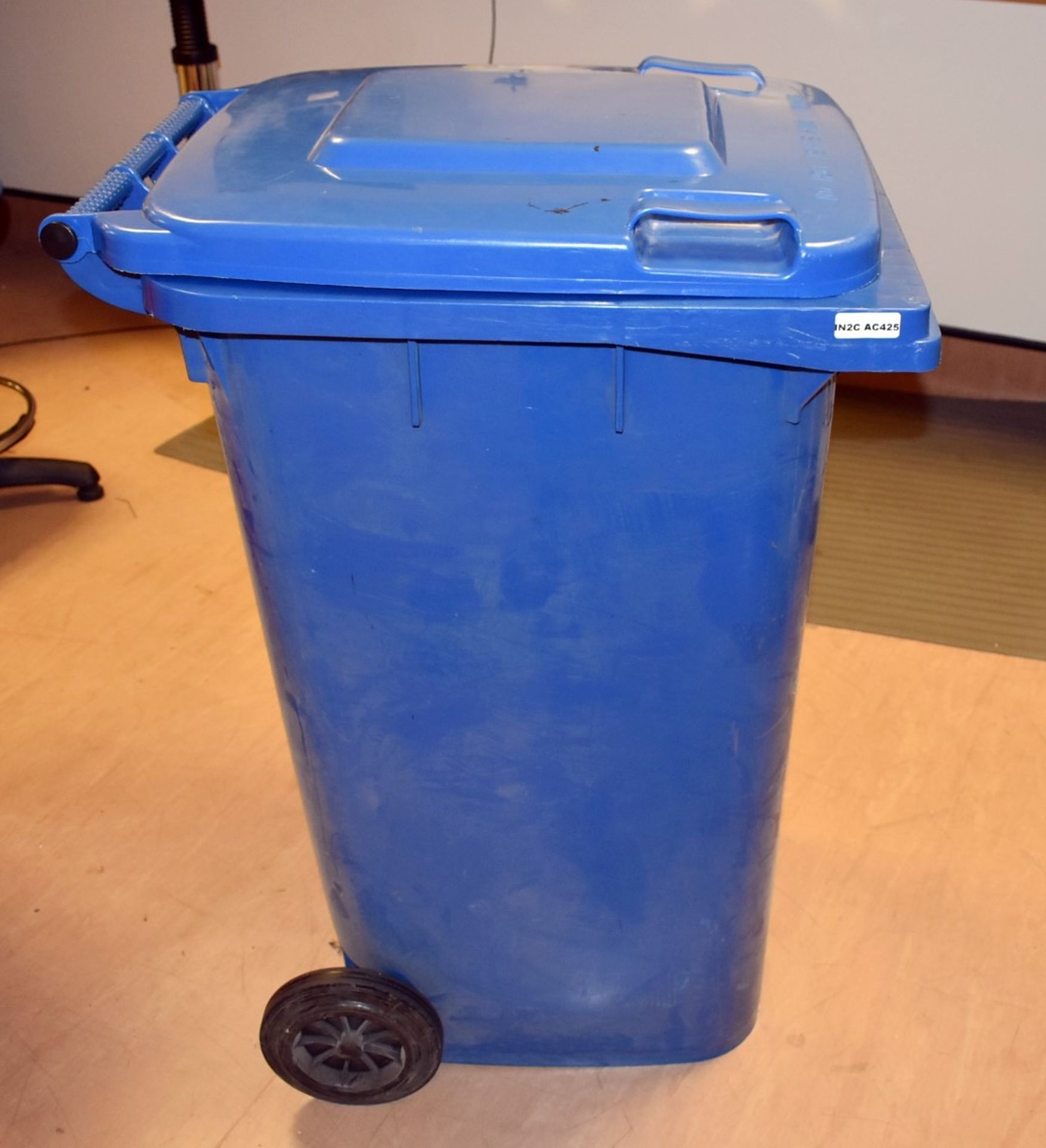 1 x Wheelie Waste Bin in Blue - 240 Litre - Previously Used Indoors Only - Good Clean Condition - - Image 3 of 3