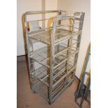 2 x Metal Milk Cage Trolleys - Ref: AC140 GFBR - CL646 - Location: Manchester, M12 Collection