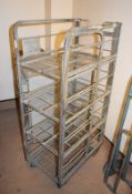 2 x Metal Milk Cage Trolleys - Ref: AC140 GFBR - CL646 - Location: Manchester, M12 Collection