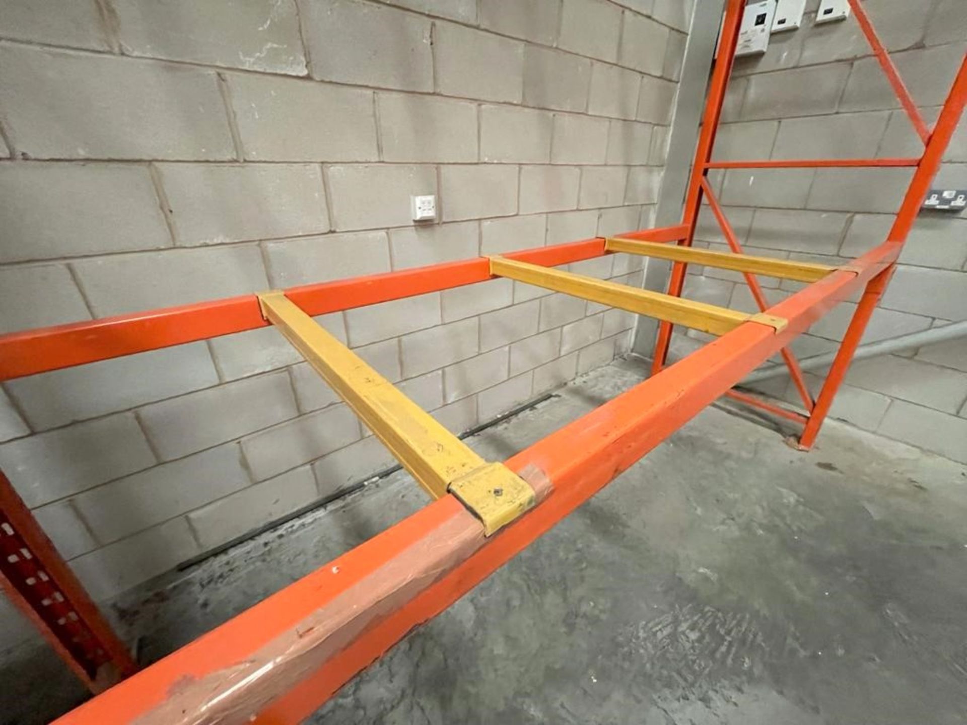 Large Collection of RediRack Warehouse PALLET RACKING - Lot Includes 18 x Uprights and 28 x - Image 4 of 6