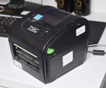 1 x TSC Direct Thermal USB Barcode Printer - Model DA210 - Includes Part Used Roll of Labels