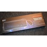 1 x CiT Avenger Gaming Keyboard and Mouse Set - Features 3 Colour Mode LED Backlight, Swappable