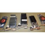 9 x Assorted PC Graphics Cards - Models Include HD5450, GT210, GT610, GT620, 8800GT and More