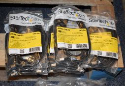 18 x StarTech 3m Straight Through DB9 M/F Serial Cables - New in Original Packaging - RRP £126 -