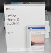 1 x Microsft Office Home & Student 2019 - For PC or Mac - New Boxed Stock - AC156 GFBR