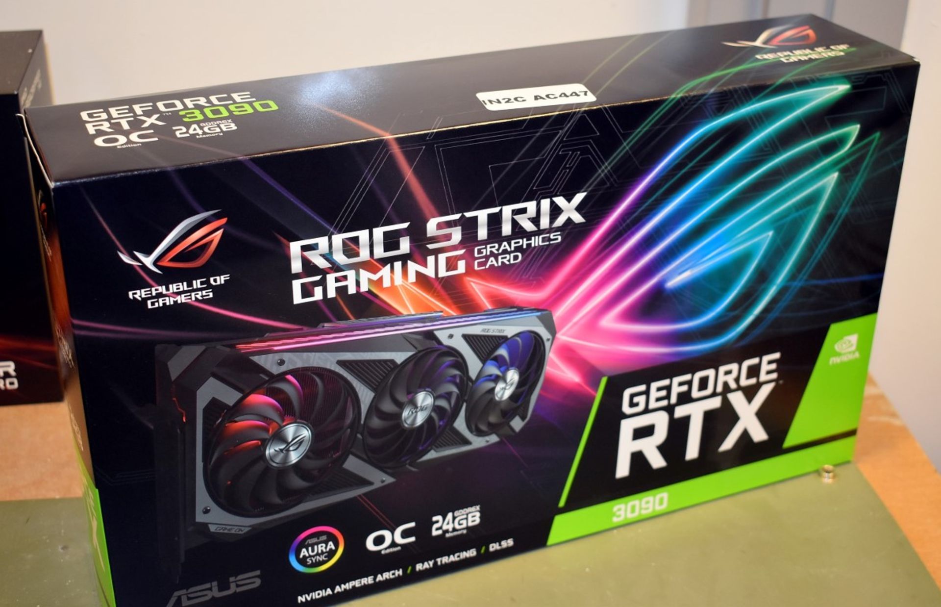 1 x Asus ROG Strix RTX3090 24gb Gaming Graphics Card With a Vector Strix Water Cooling Block - Image 6 of 7