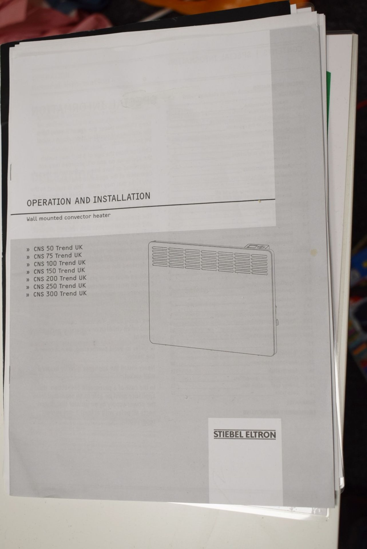 1 x Stiebel Eltron 2.0kW Wall Mounted Heater - 240v UK Plug - Type CNS 200 - Image 2 of 4