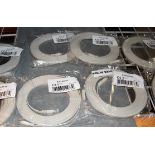 8 x 5M CAT5e Flat Network Cables in Grey - New in Packets