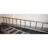 1 x Youngman 200 Aluminium 13 Tread Ladder - 150kg Max Capaity - Each Section Has an Approx Length