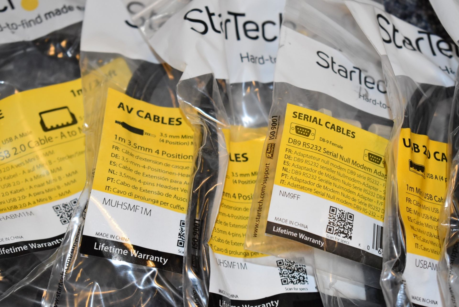 177 x Assorted StarTech Cables - Huge Lot in Original Packing - Various Cables Included - Image 14 of 50