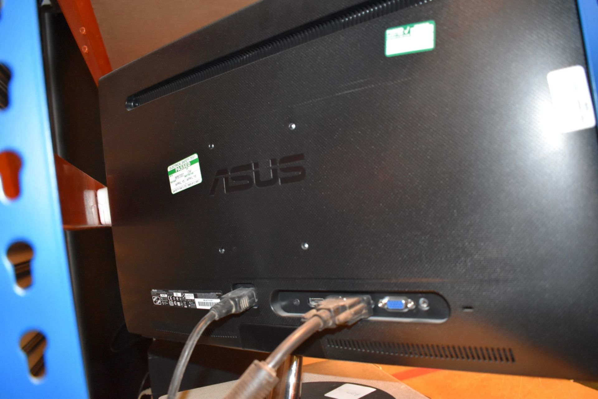 1 x Asus 24 Inch Flatscreen Monitor With a Microsoft Keyboard and Mouse - Includes Power Cable - Image 7 of 8
