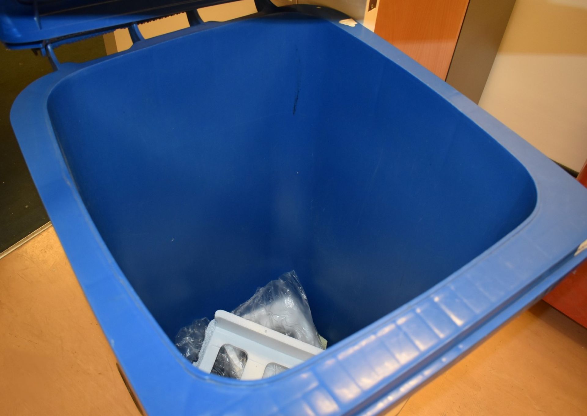 1 x Wheelie Waste Bin in Blue - 240 Litre - Previously Used Indoors Only - Good Clean Condition - Image 2 of 2