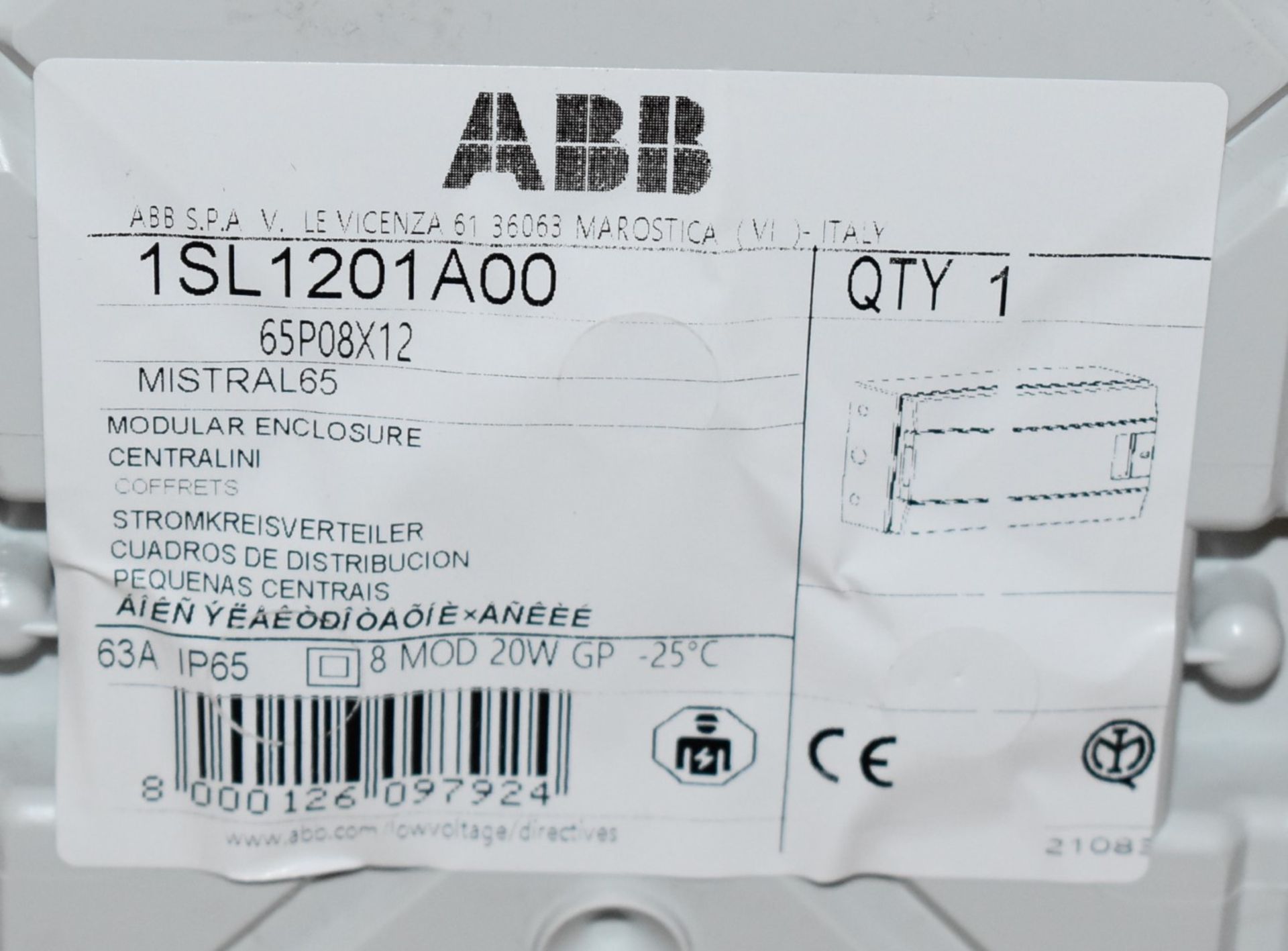 1 x Crompton DRB-5-3P-MOD Energy Mid Meter 3 Phase With Enclosure - Image 2 of 4