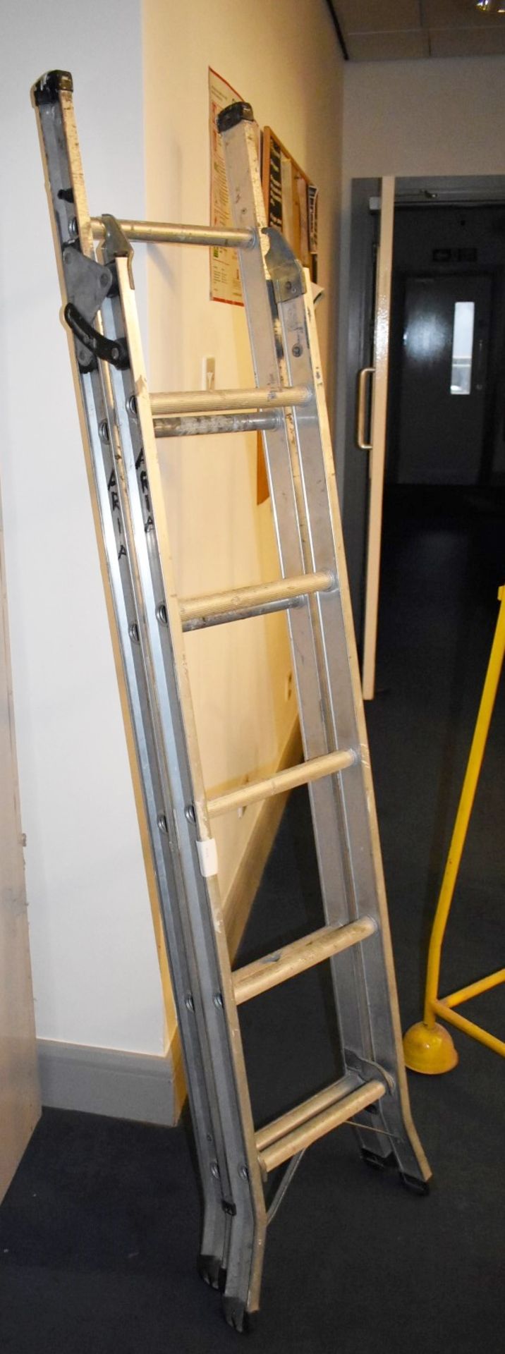 1 x Abru 3 Way Combination Stair Ladder - Image 2 of 7