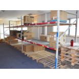 3 x Bays of Heavy Duty Storage Racking With Shelves - Includes 4 x Uprights, 12 x Crossbeams