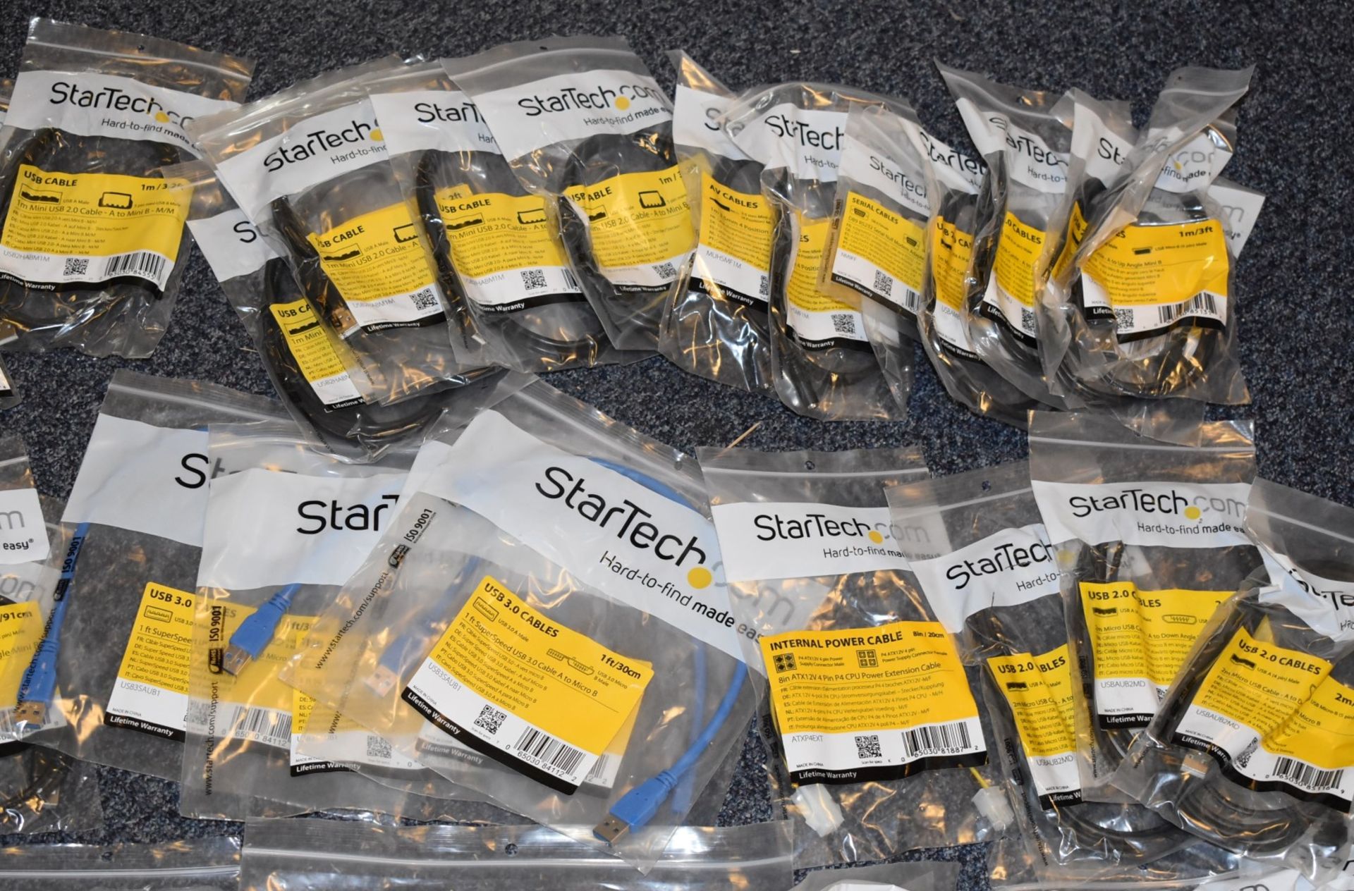 177 x Assorted StarTech Cables - Huge Lot in Original Packing - Various Cables Included - Image 36 of 50