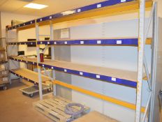 5 x Bays of Heavy Duty Storage Shelving - Includes 6 x Uprights, 31 x Crossbeams & Shelves