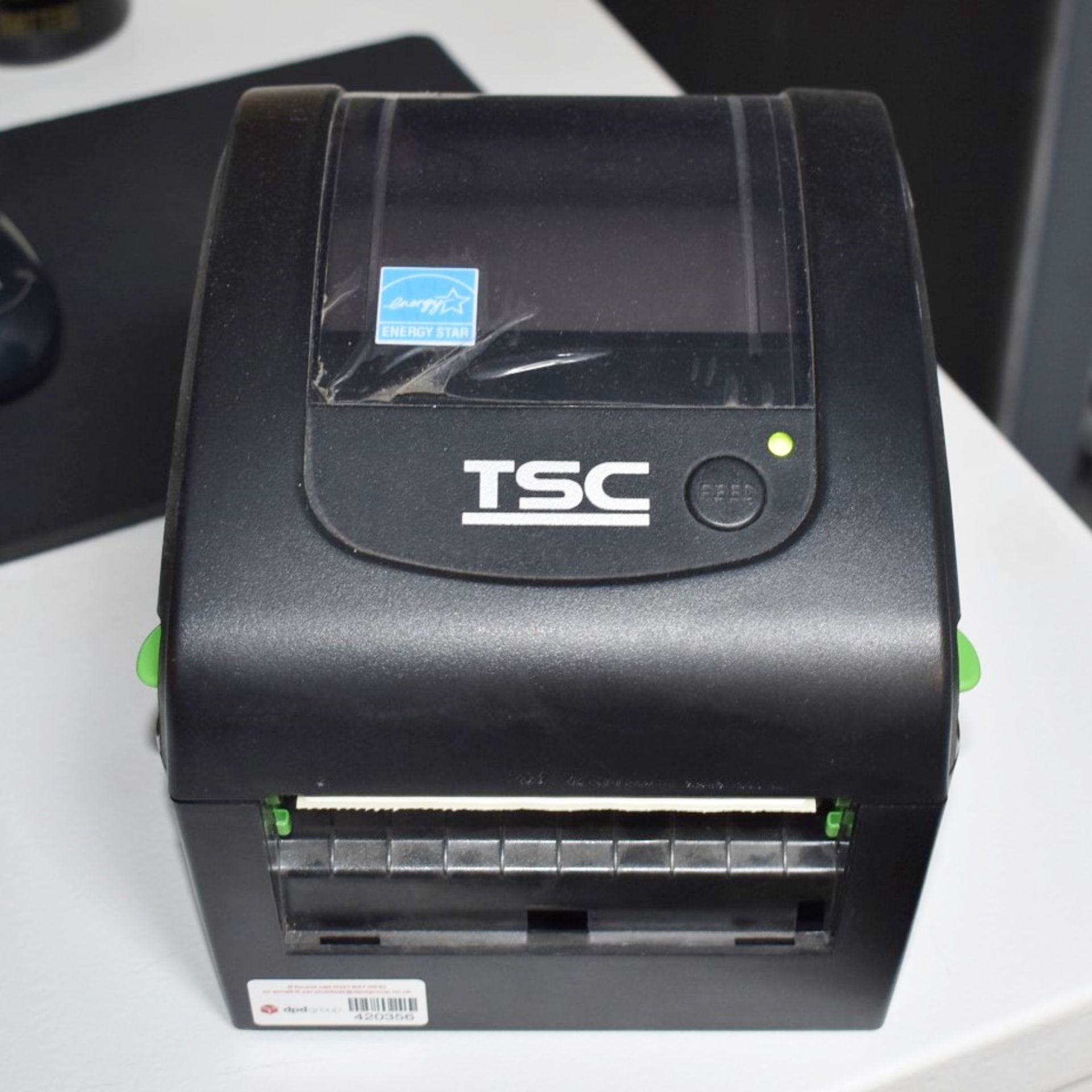 1 x TSC Direct Thermal USB Barcode Printer - Model DA210 - Includes Part Used Roll of Labels - Image 2 of 6