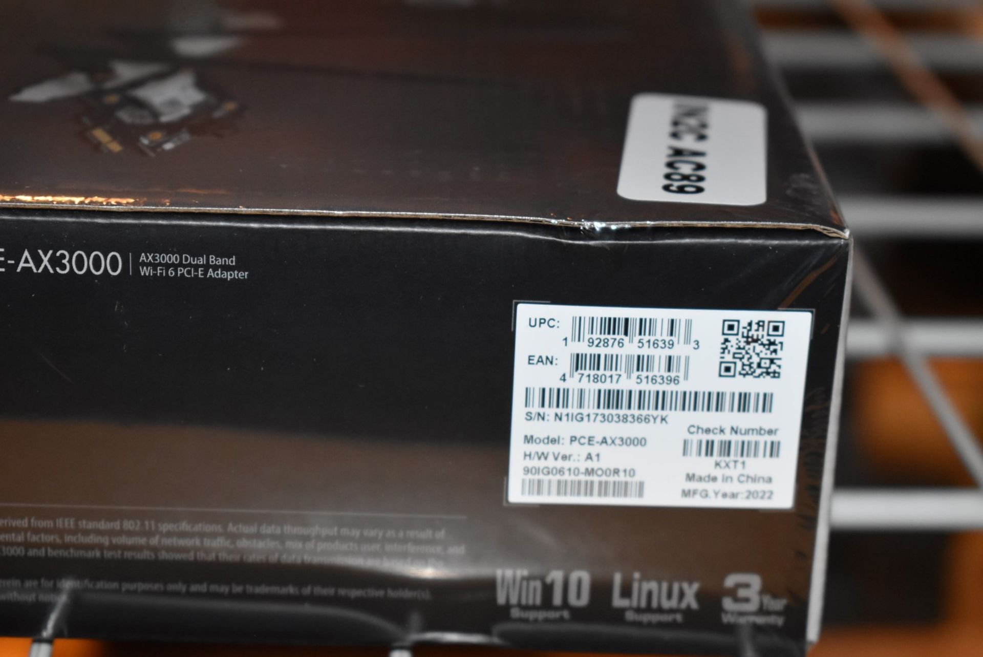 1 x Asus AX3000 PCE-AX3000 WiFi PCI-E Network Adaptor - New Boxed Stock - Image 2 of 2