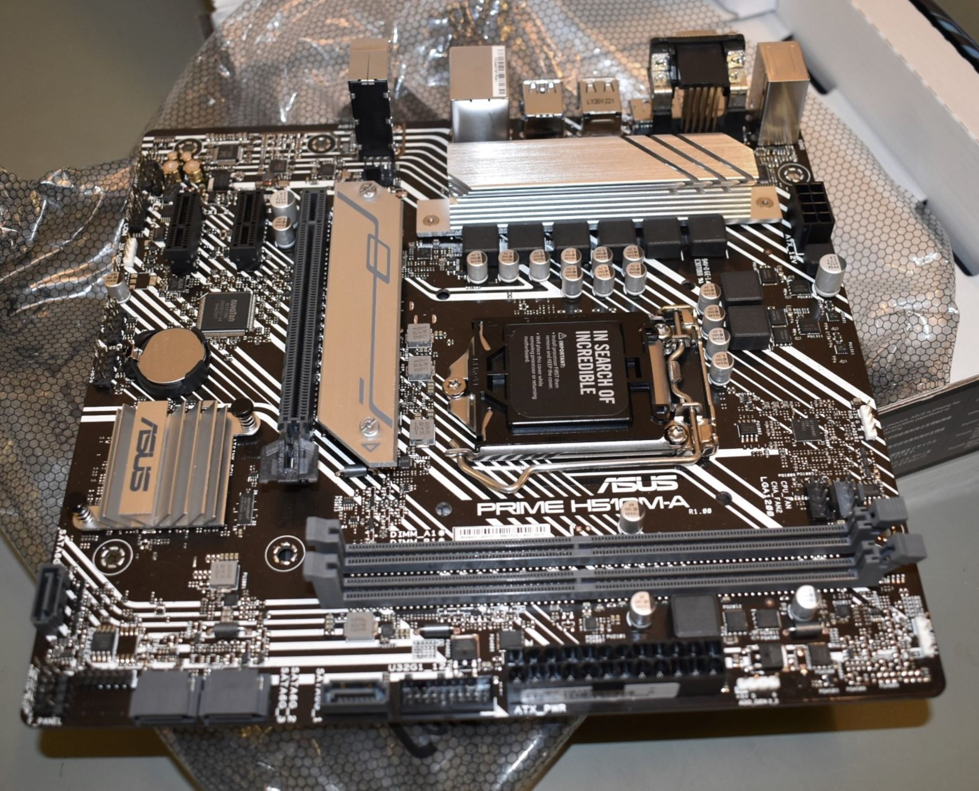 1 x Asus Prime H510M-A Motherboard For LGA1200 Intel Processors - Boxed With Accessories - Sample - Image 2 of 6