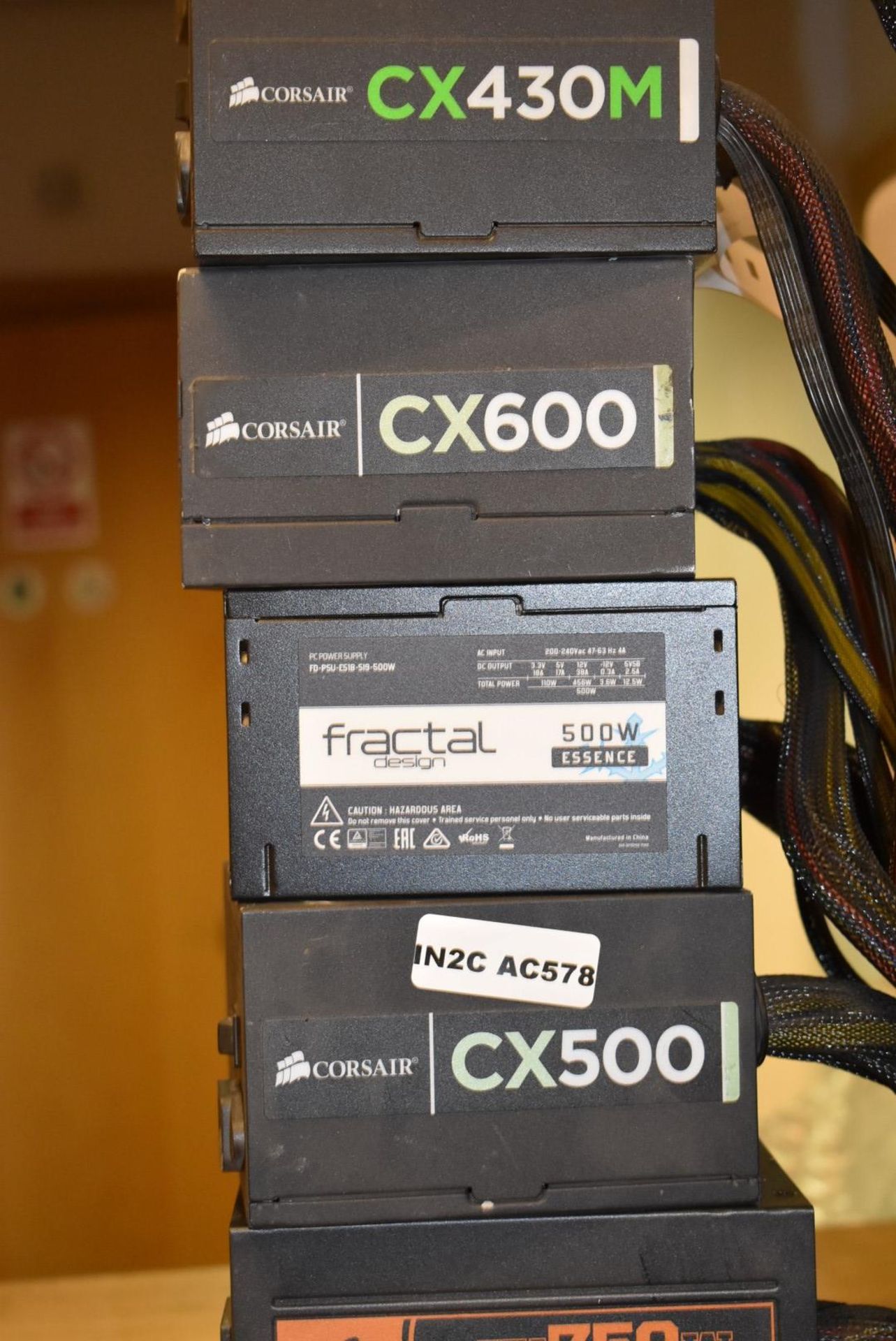 10 x Assorted PC Power Supplies - Corsair / Fractual Design - 430w to 750w - Image 6 of 9