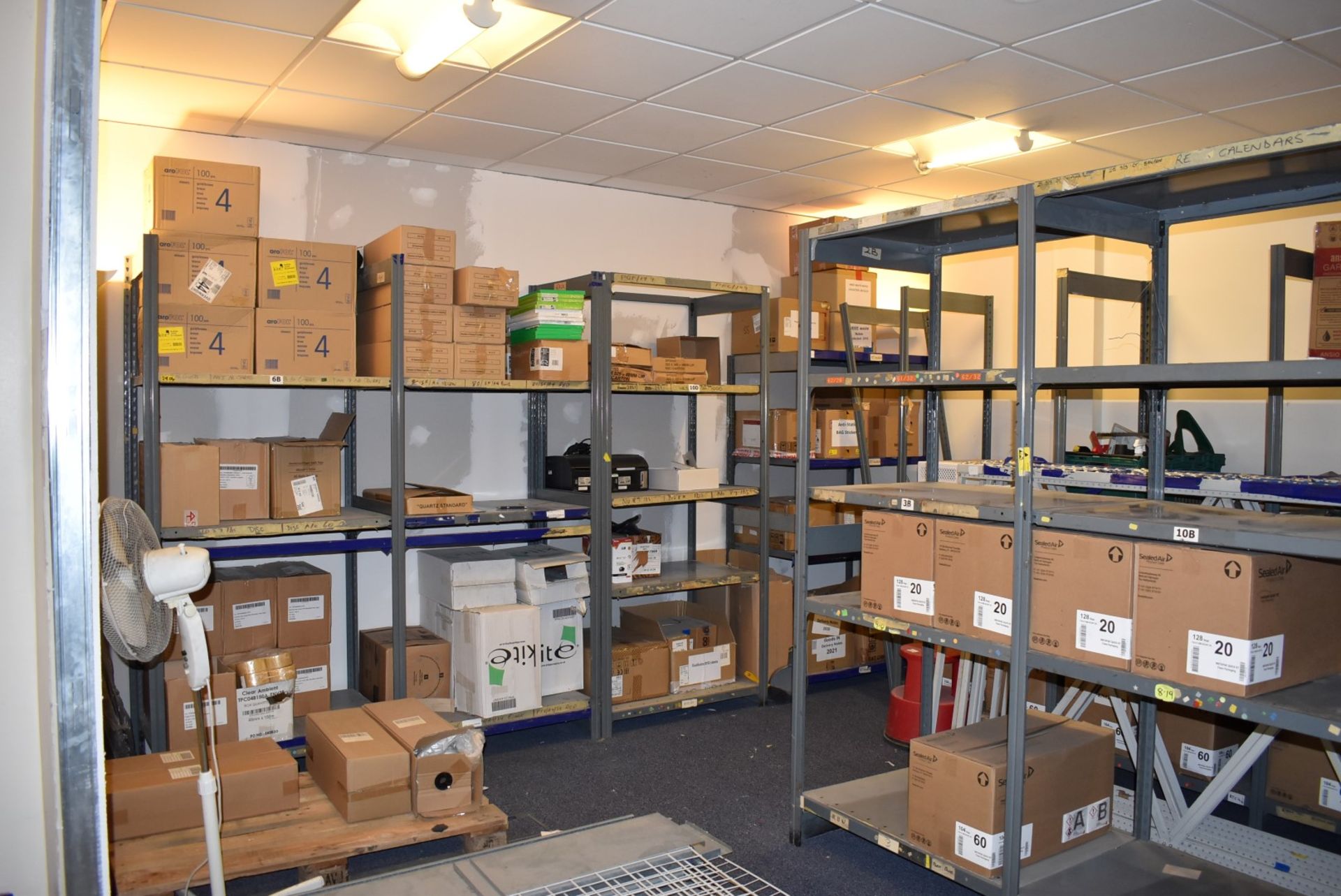 1 x Large Collection of Boltless Warehouse Storage Shelving - Includes 15 x Uprights & 37 x Shelves - Image 3 of 8