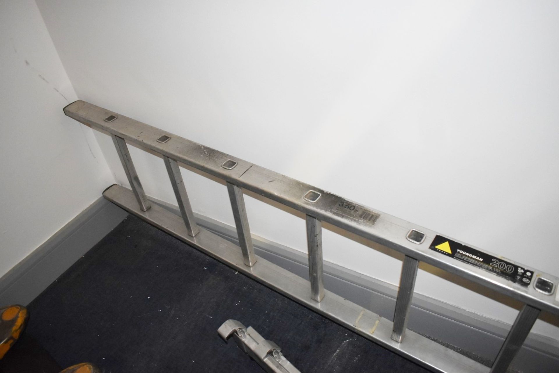 1 x Youngman 200 Aluminium 13 Tread Ladder - 150kg Max Capaity - Each Section Has an Approx Length - Image 5 of 6