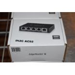 1 x Ubiquiti ER-X EdgeRouter - 5-Port Advanced Gigabit Ethernet Broadband Router With Passive PoE