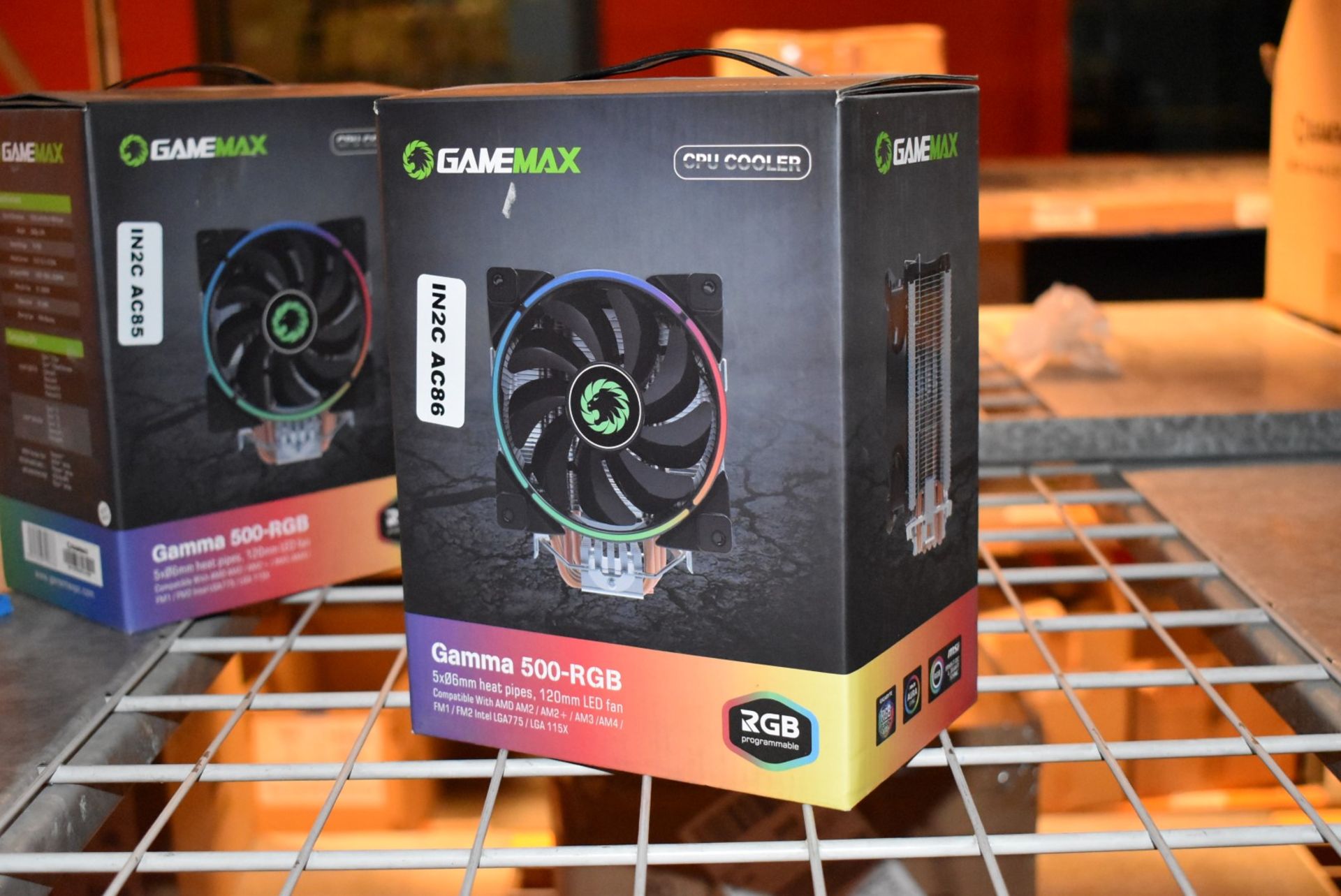 1 x GameMax Gamma 500-RGB CPU Cooler Tower With 120mm LED Fan - Suitable For AMD AM4 and Intel LGA - Image 4 of 4
