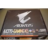 1 x Gigabyte Aorus AX370-Gaming K5 Gaming Motherboard For AM4 Ryzen Processors - Boxed With