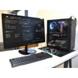 1 x Gaming PC Featuring an Intel 11th Gen i5-11600K Processor With Liquid Cooler, Asus TUF