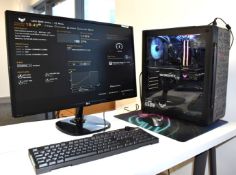 1 x Gaming PC Featuring an Intel 11th Gen i5-11600K Processor With Liquid Cooler, Asus TUF