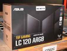 1 x Asus TUF Gaming LC 120 ARGB All-in-One Liquid CPU Cooler with Aura Sync and TUF 120mm ARGB