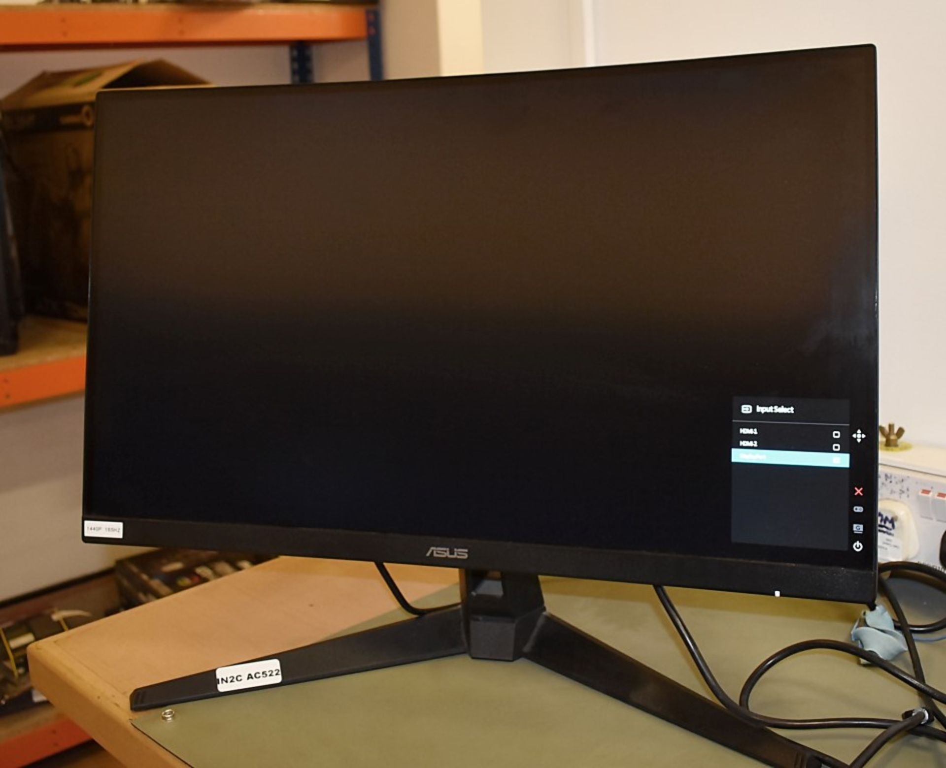 1 x Asus TUF Gaming Curved Gaming Monitor - 27 Inch WQHD (2560x1440) 165Hz - Model VG27WQ1B - Image 3 of 5